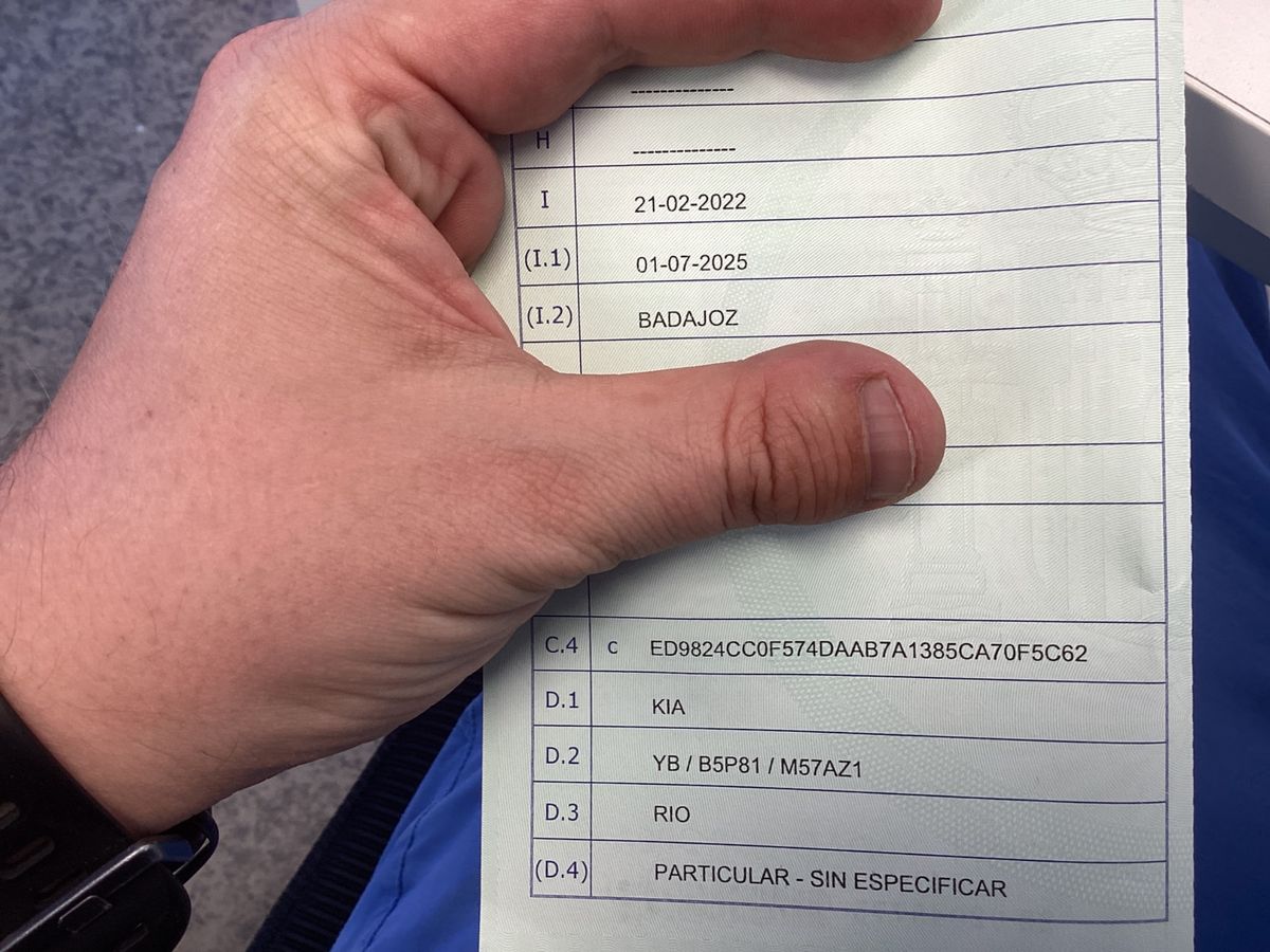 1º matriculación