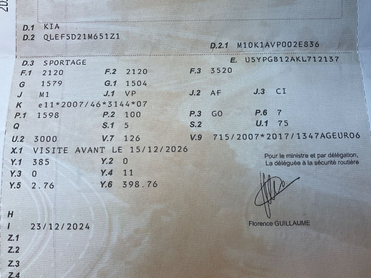 1º matriculación