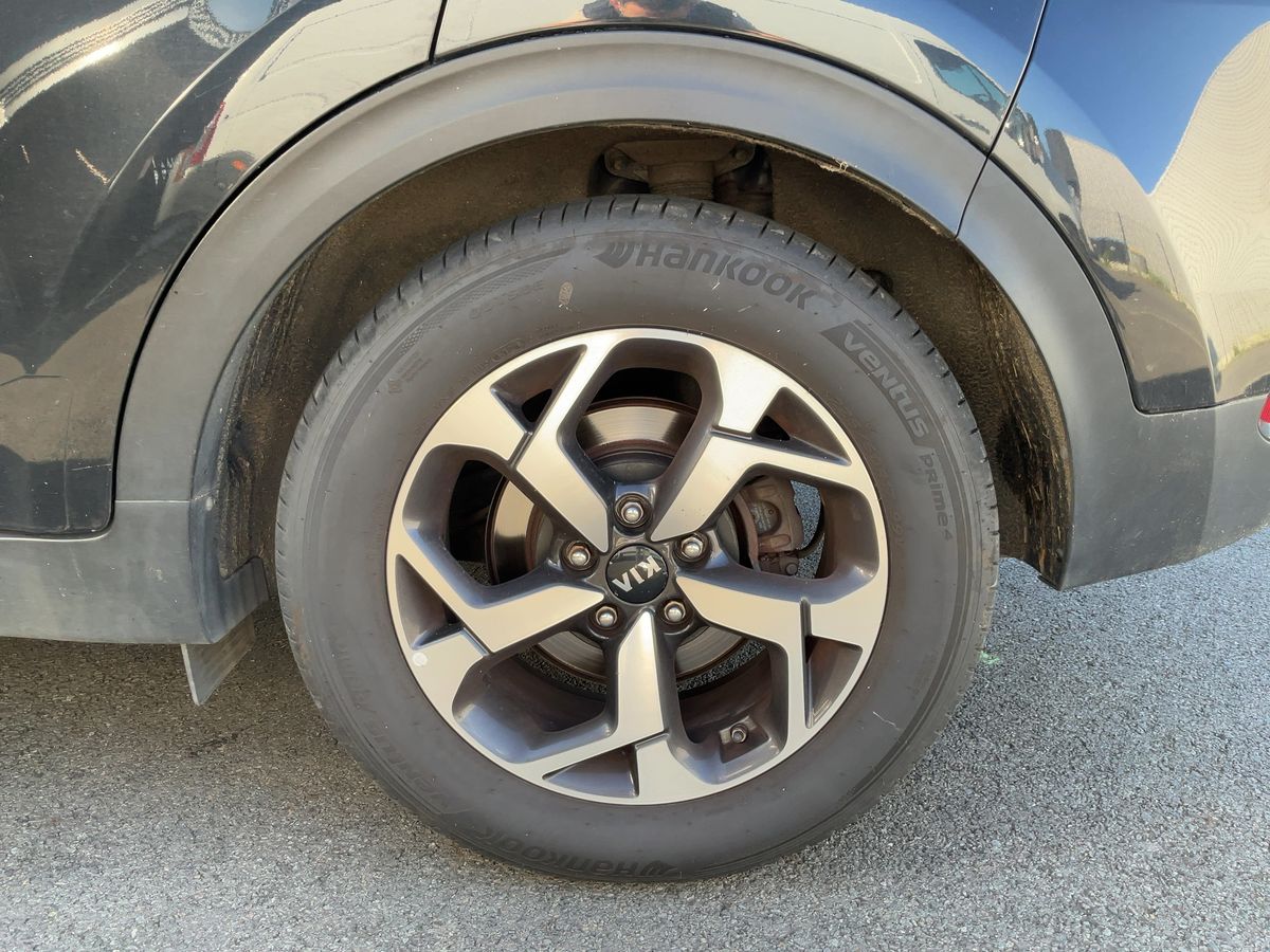 Rear left tire