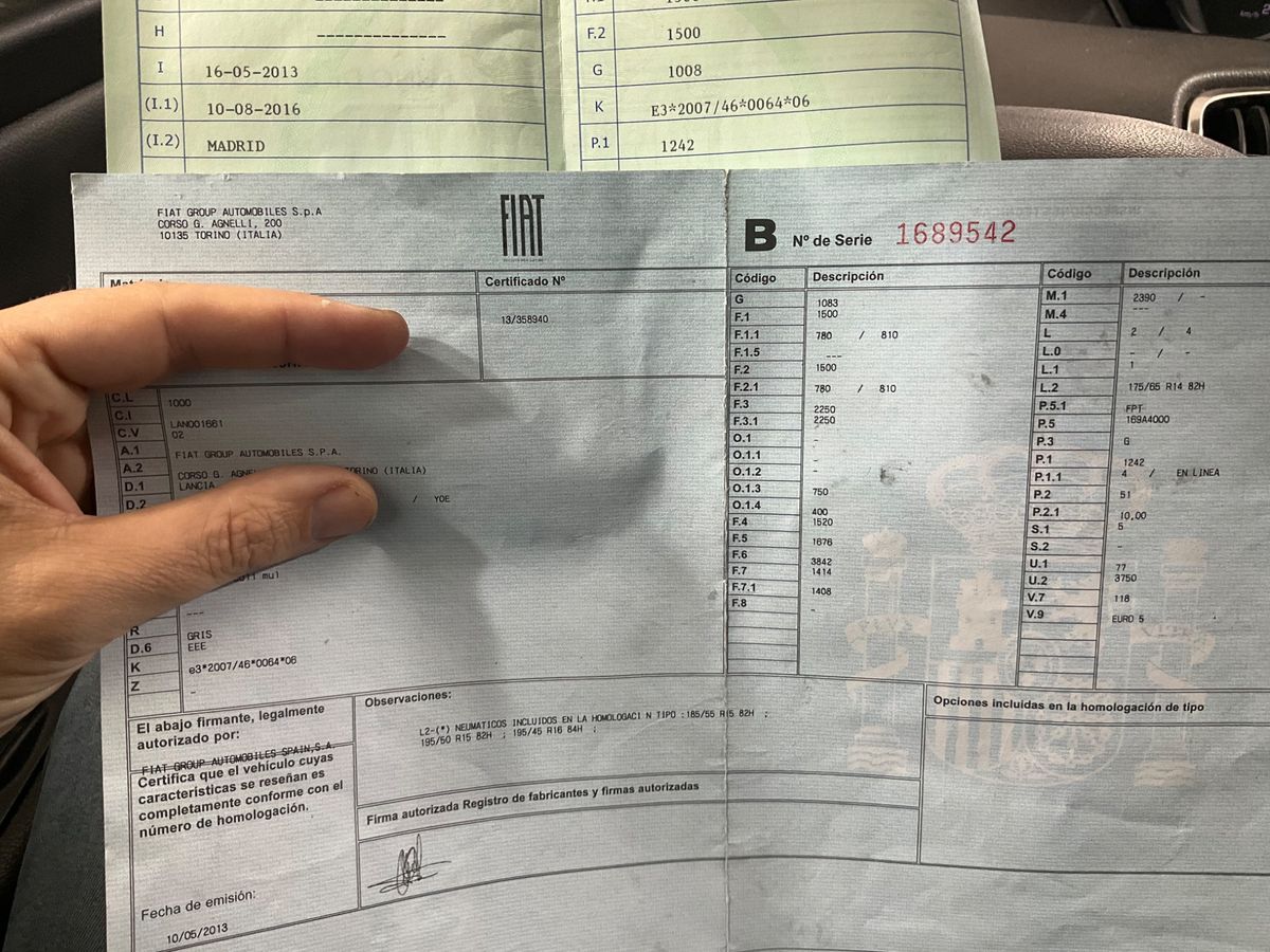 1º matriculación
