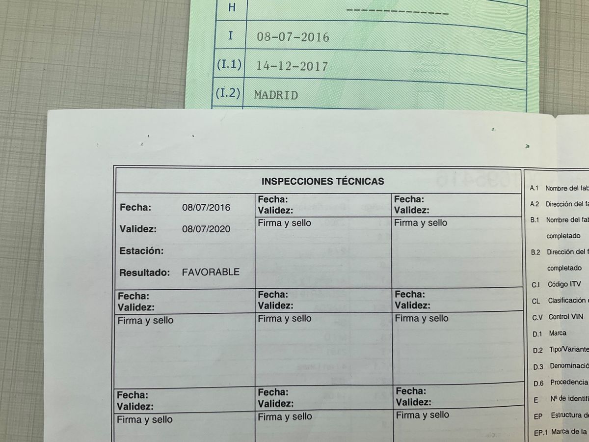 1º matriculación