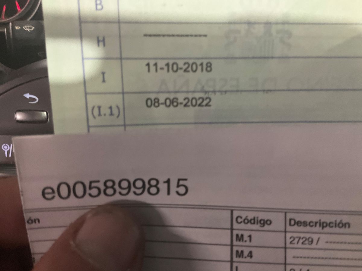 1º matriculación