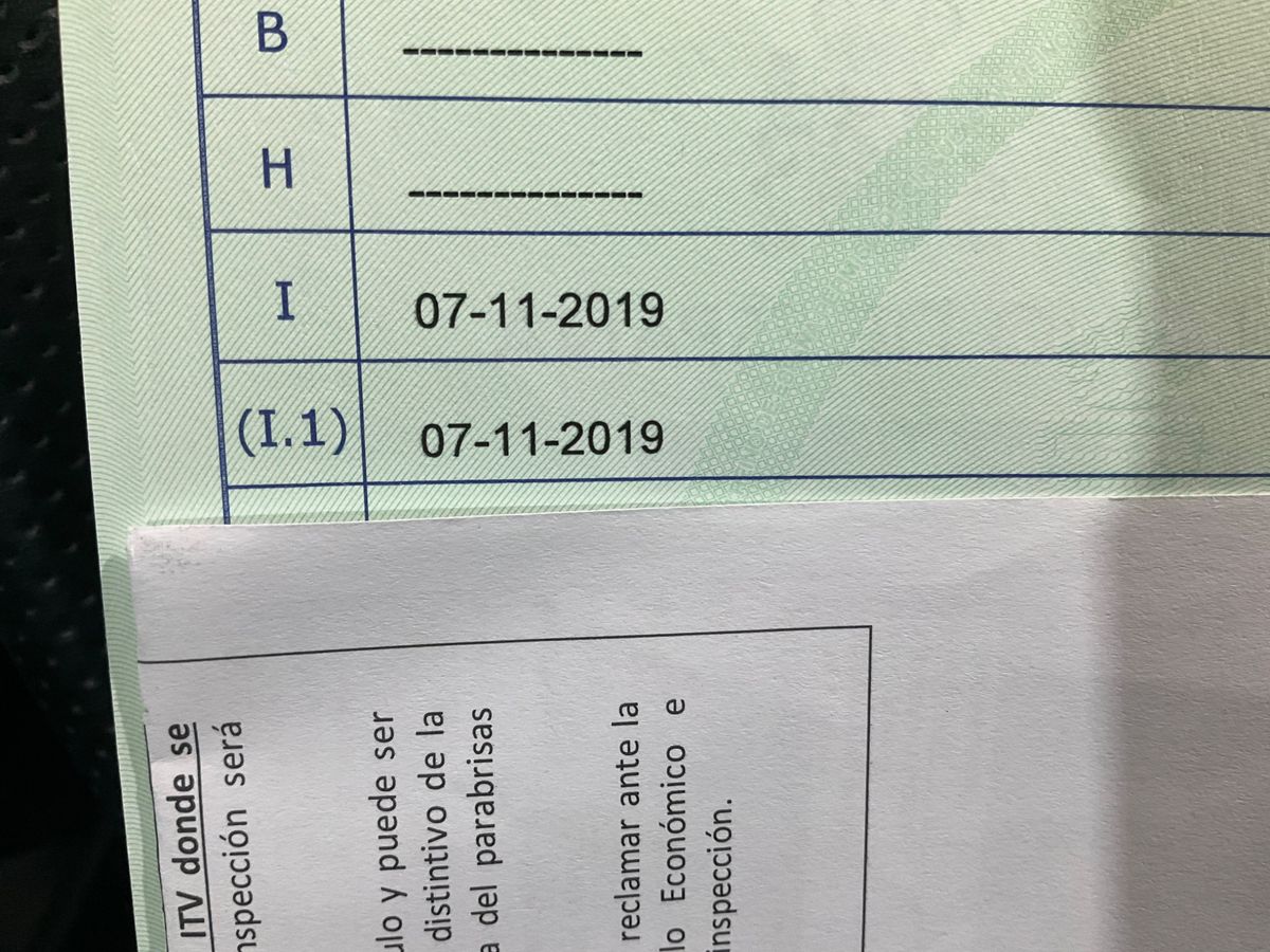1º matriculación