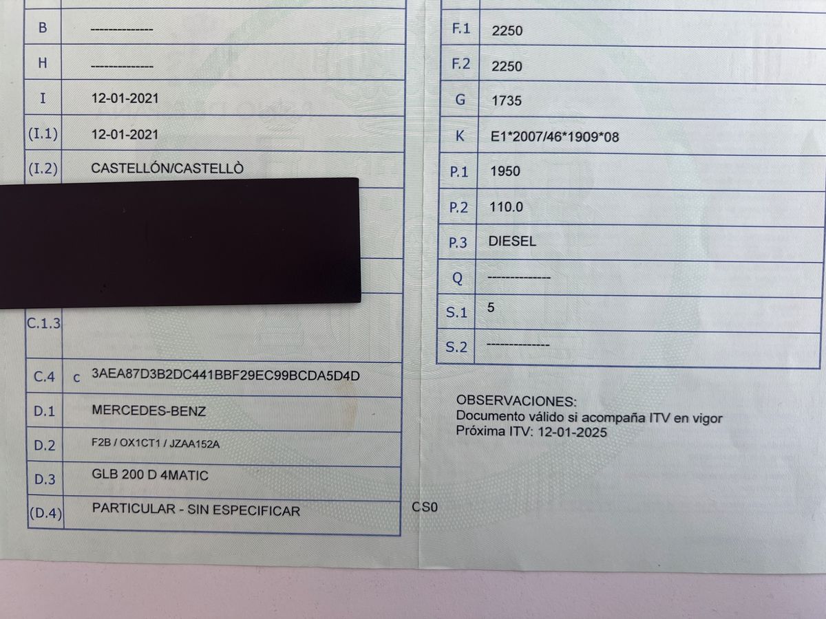 1º matriculación