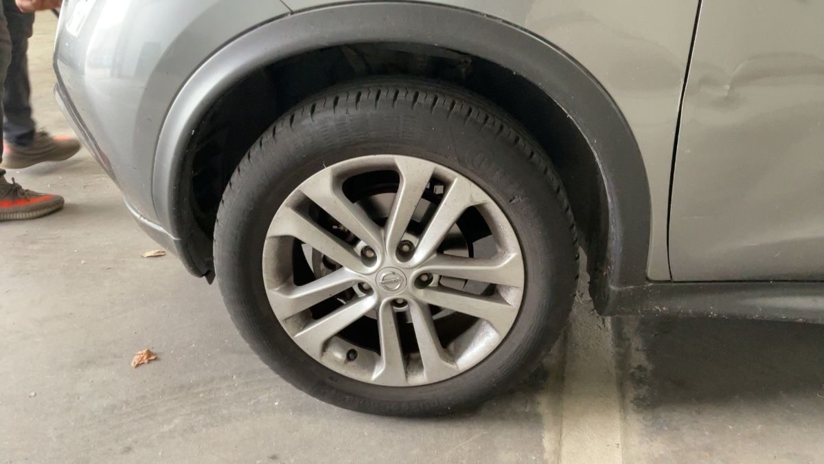 Front left tire