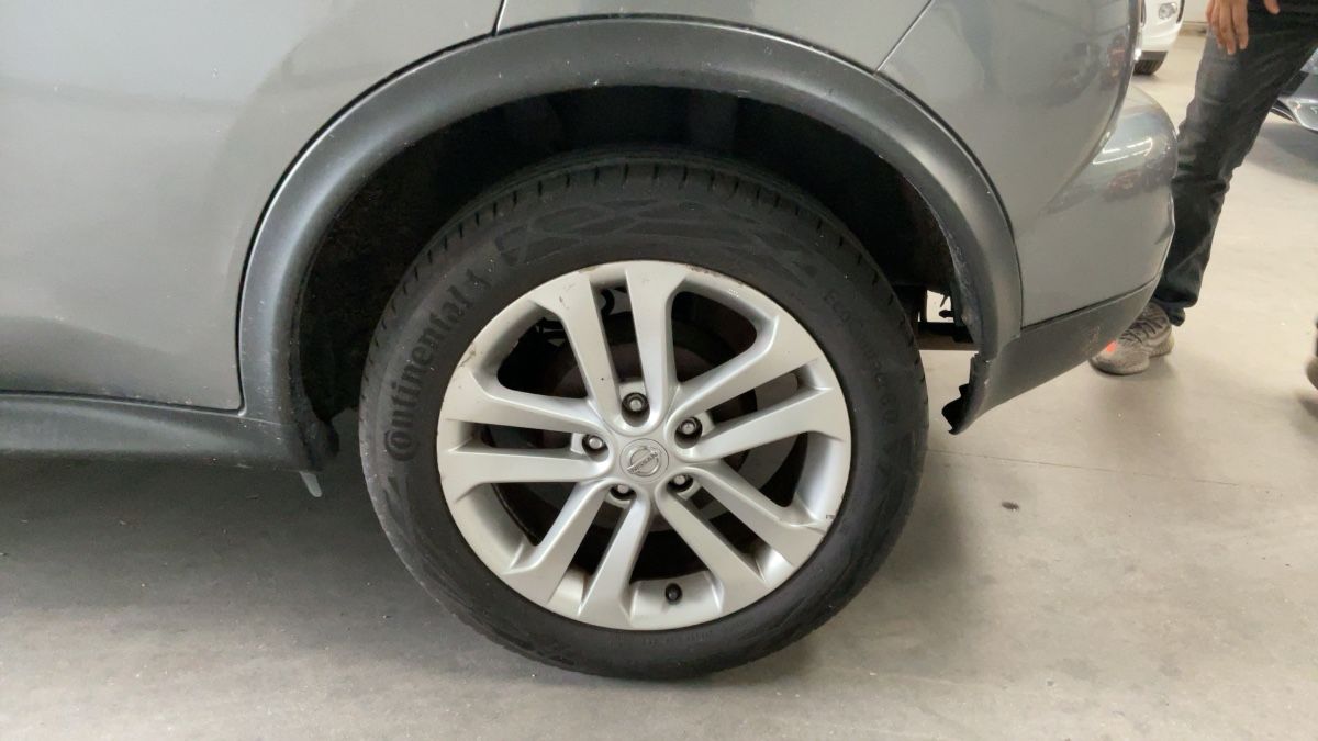 Rear left tire
