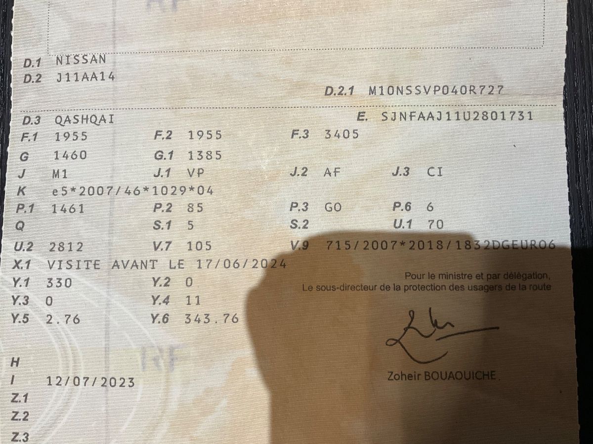 1º matriculación