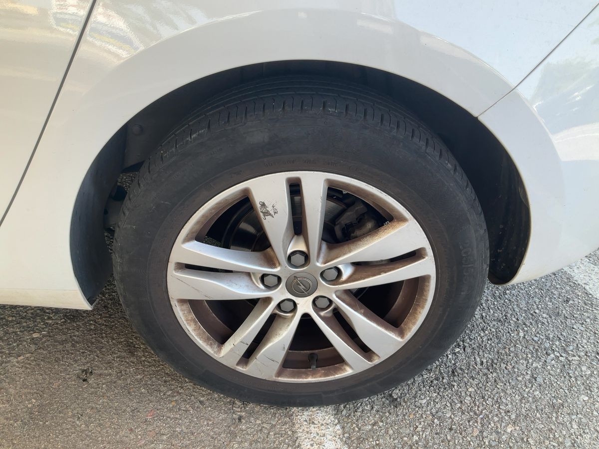 Rear left tire