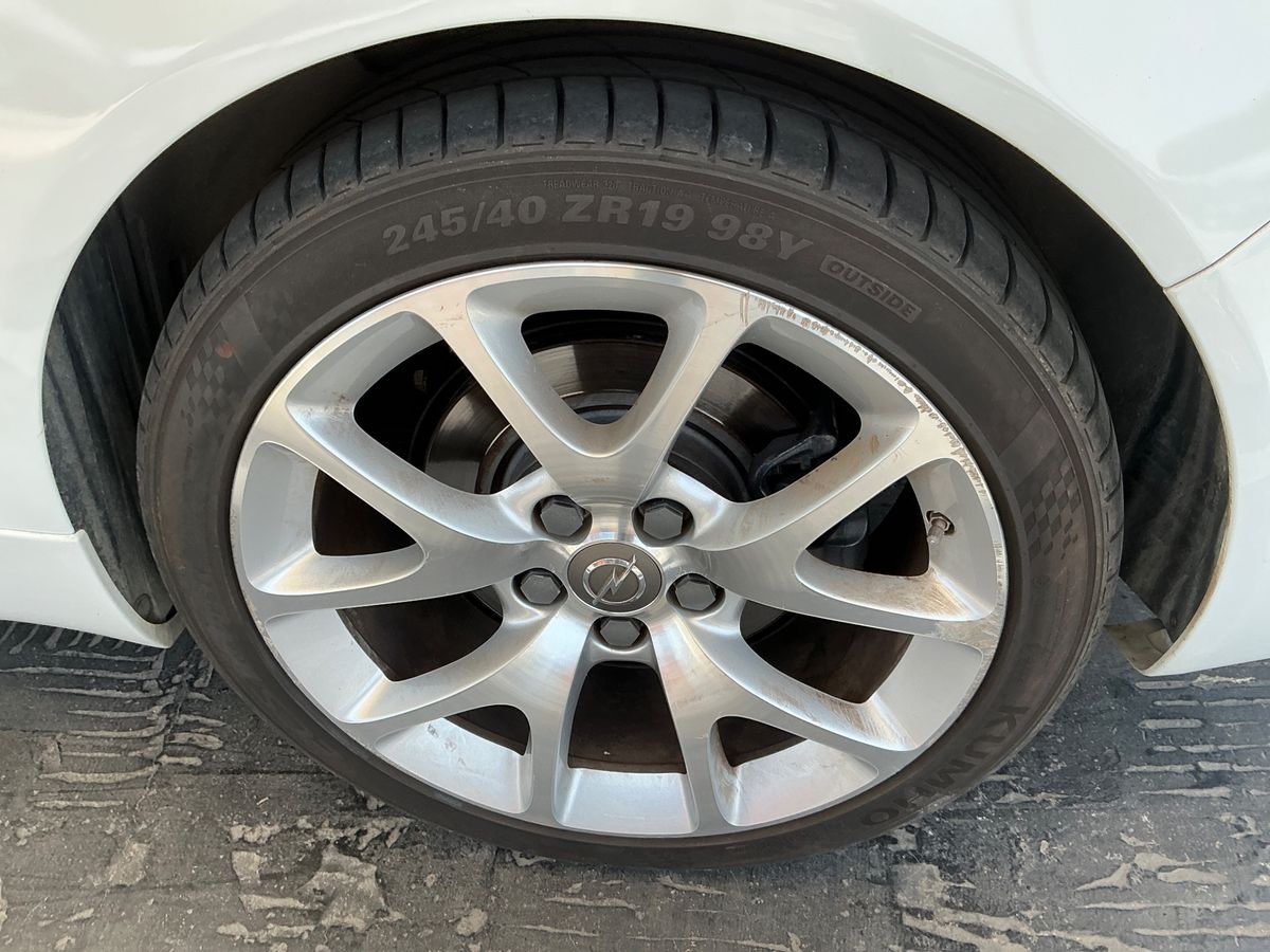 Rear left tire
