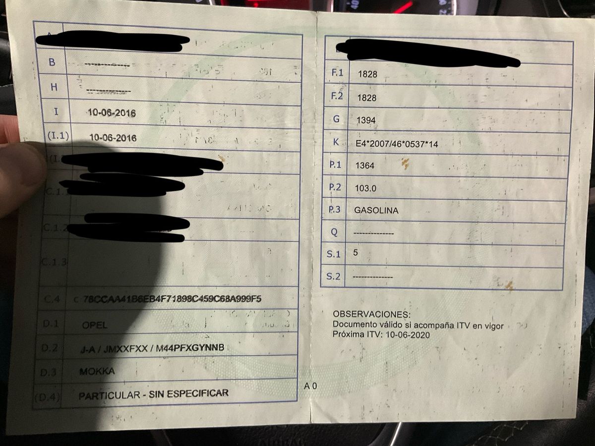 1º matriculación