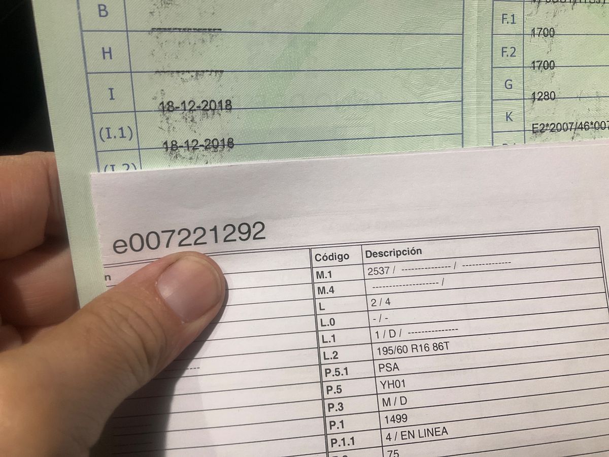 1º matriculación