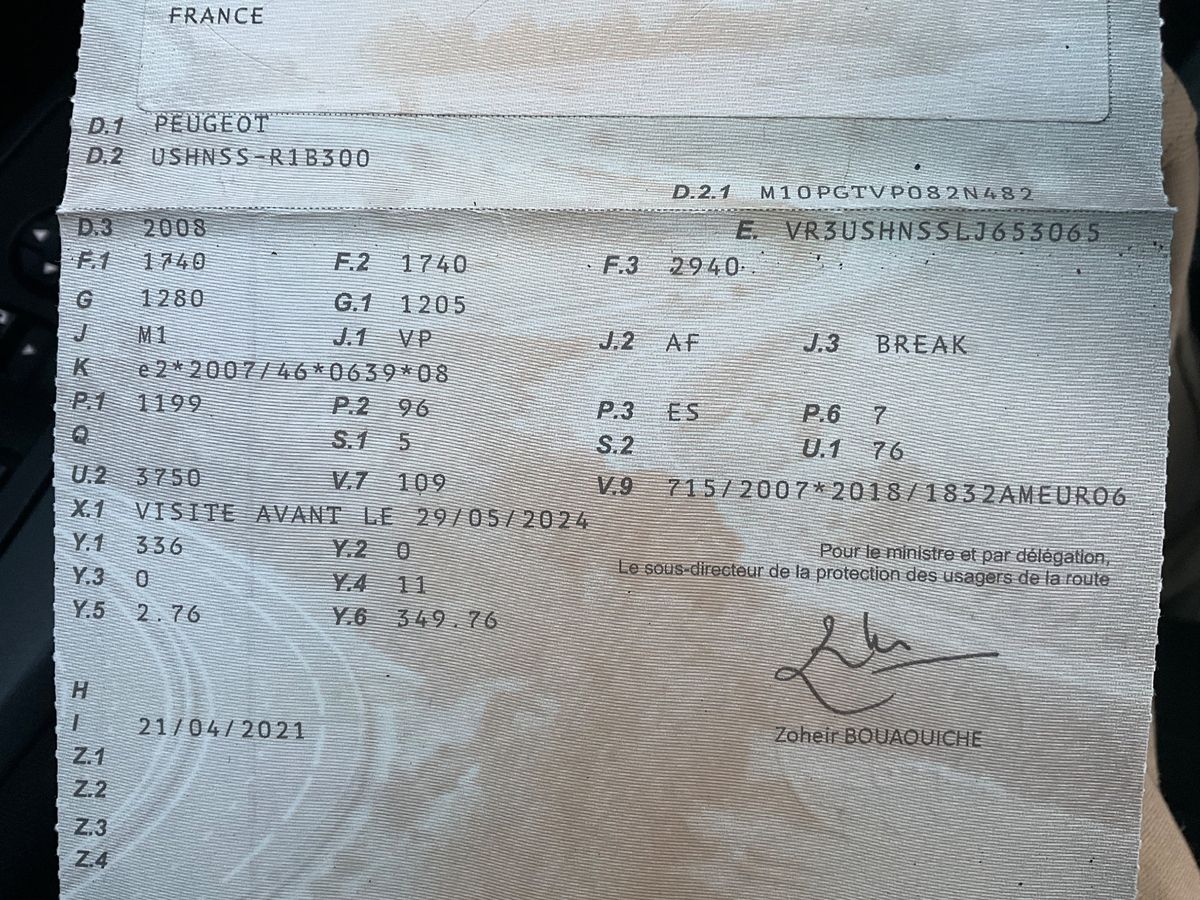 1º matriculación