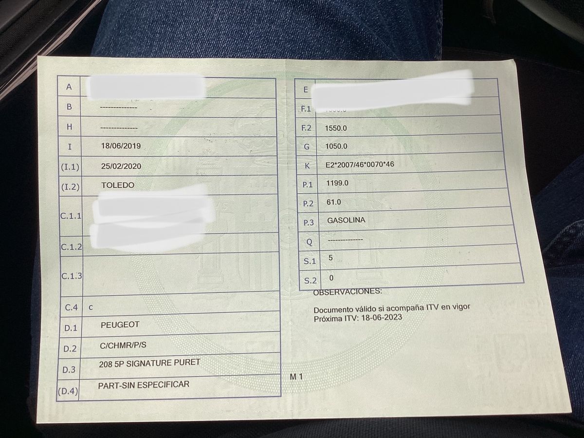 1º matriculación
