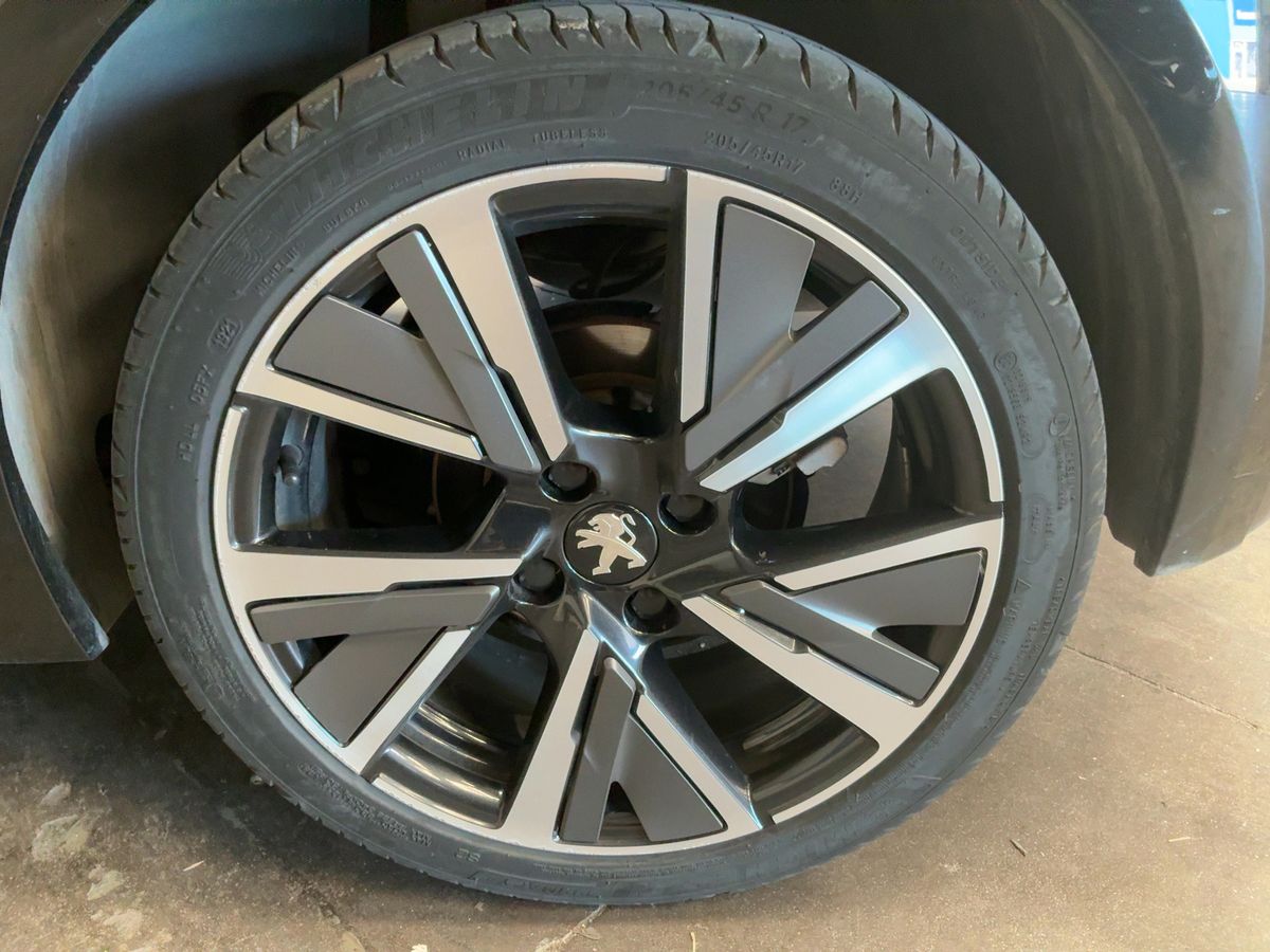 Rear left tire
