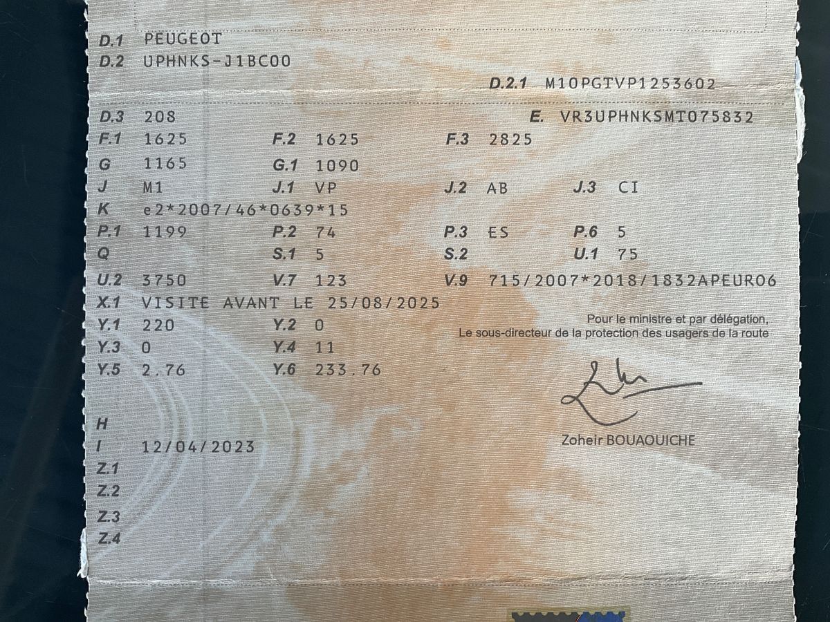 1º matriculación