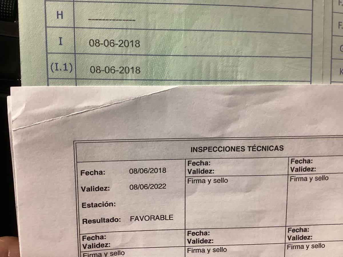 1º matriculación