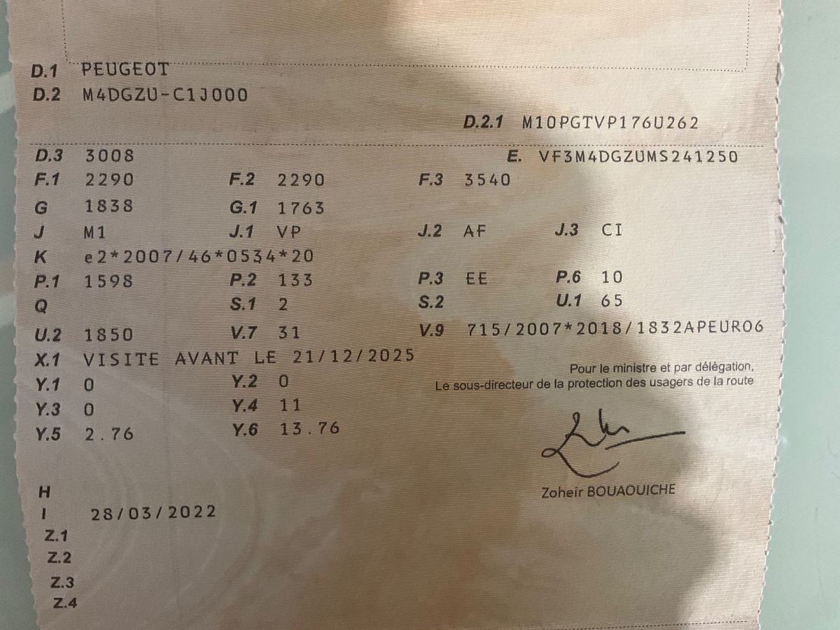 1º matriculación