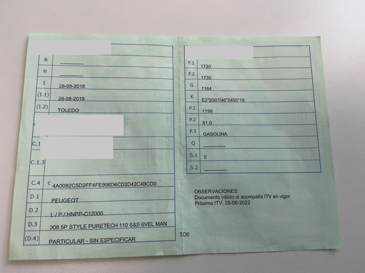1º matriculación