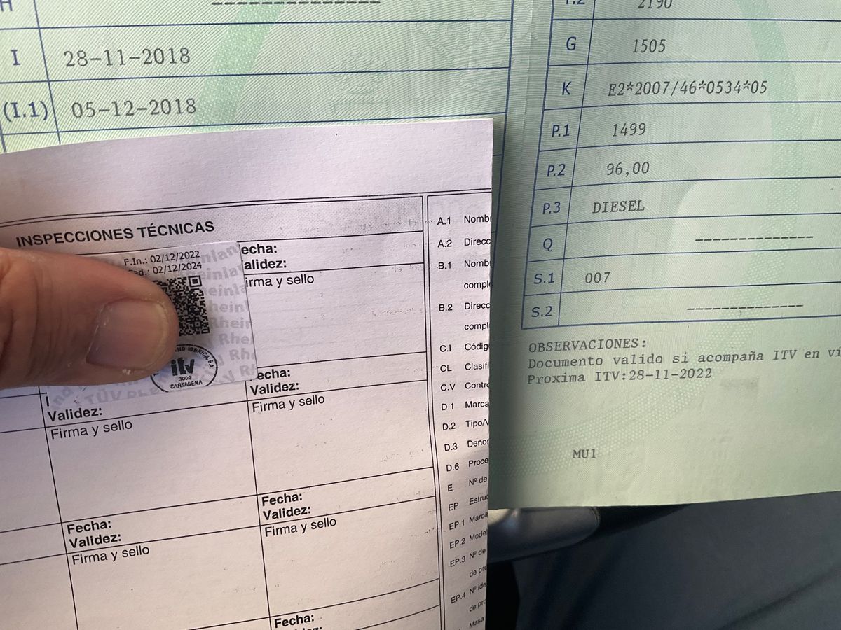 1º matriculación