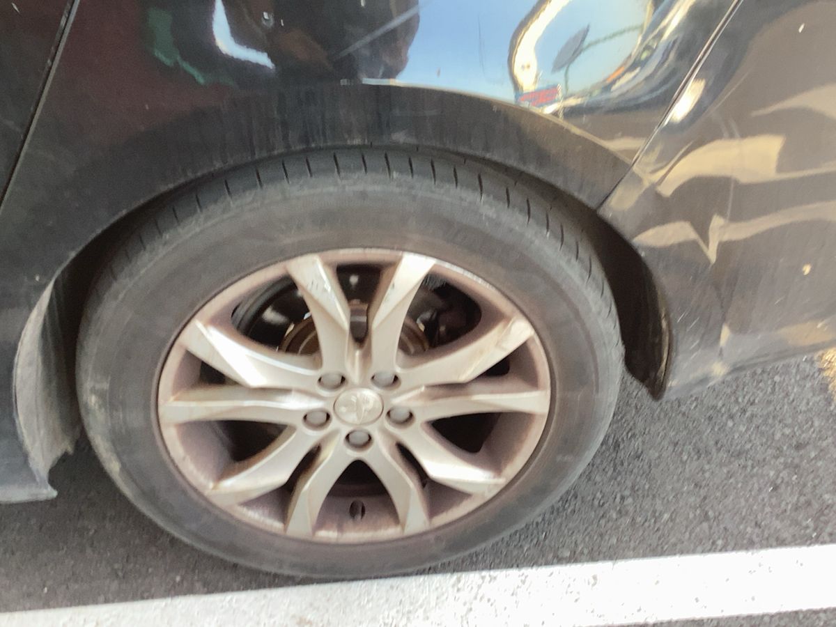Rear left tire