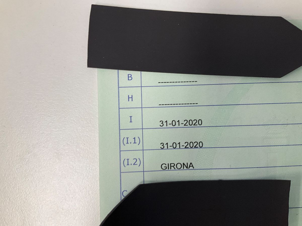 1º matriculación