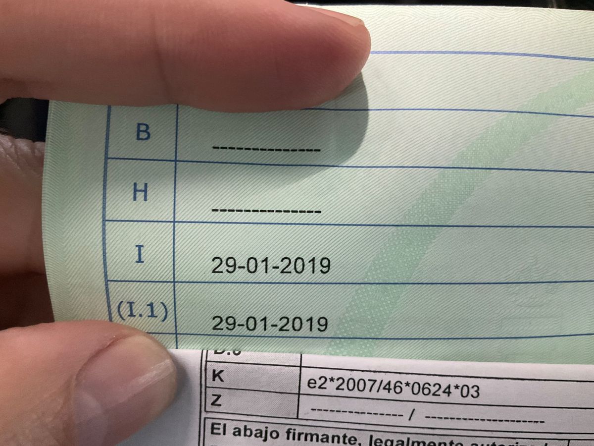 1º matriculación