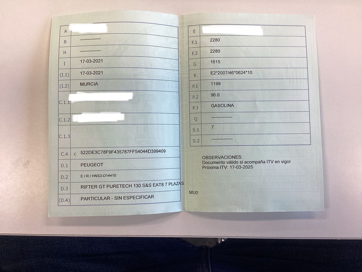 1º matriculación