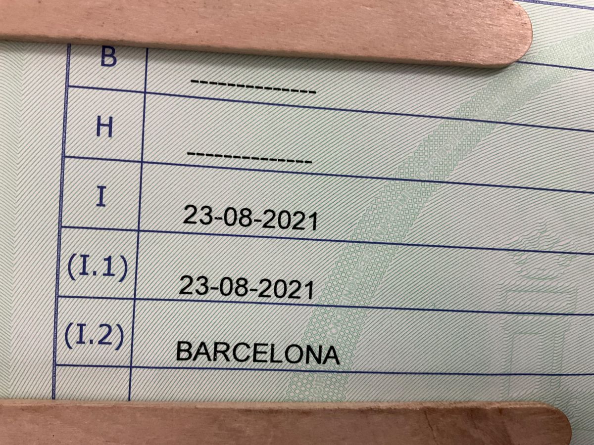 1º matriculación
