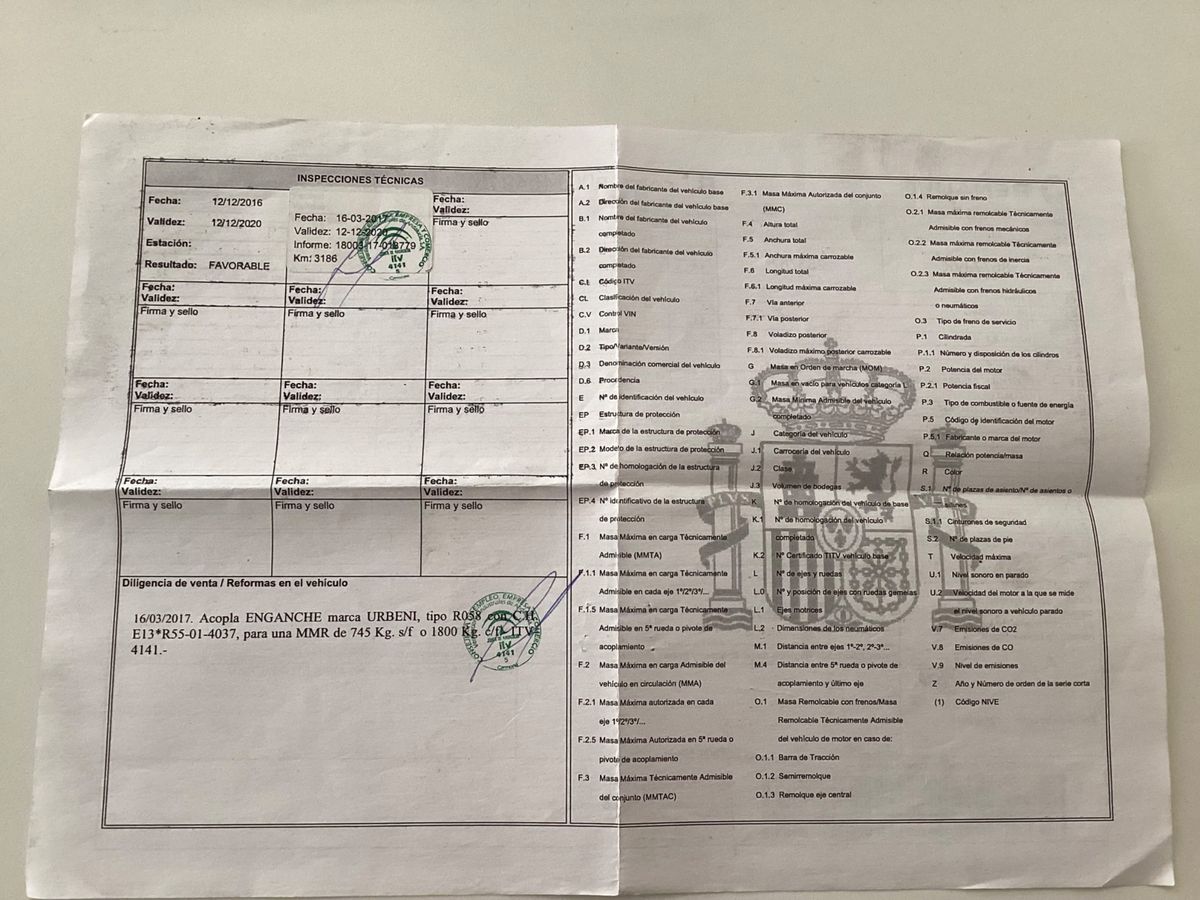1º matriculación