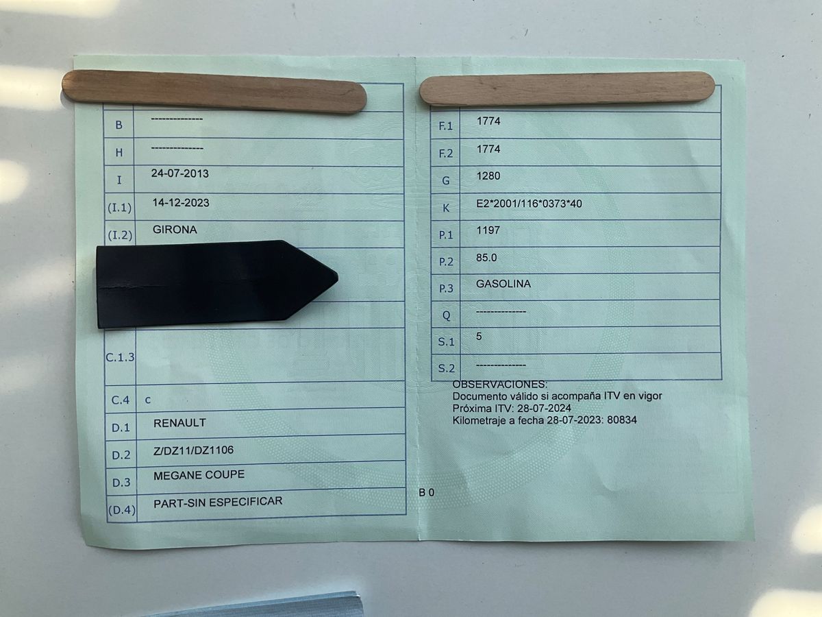 1º matriculación