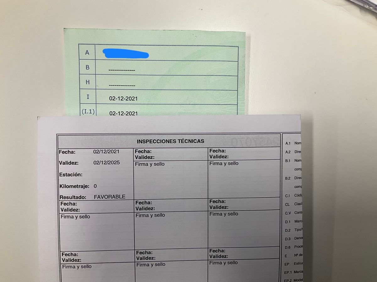 1º matriculación