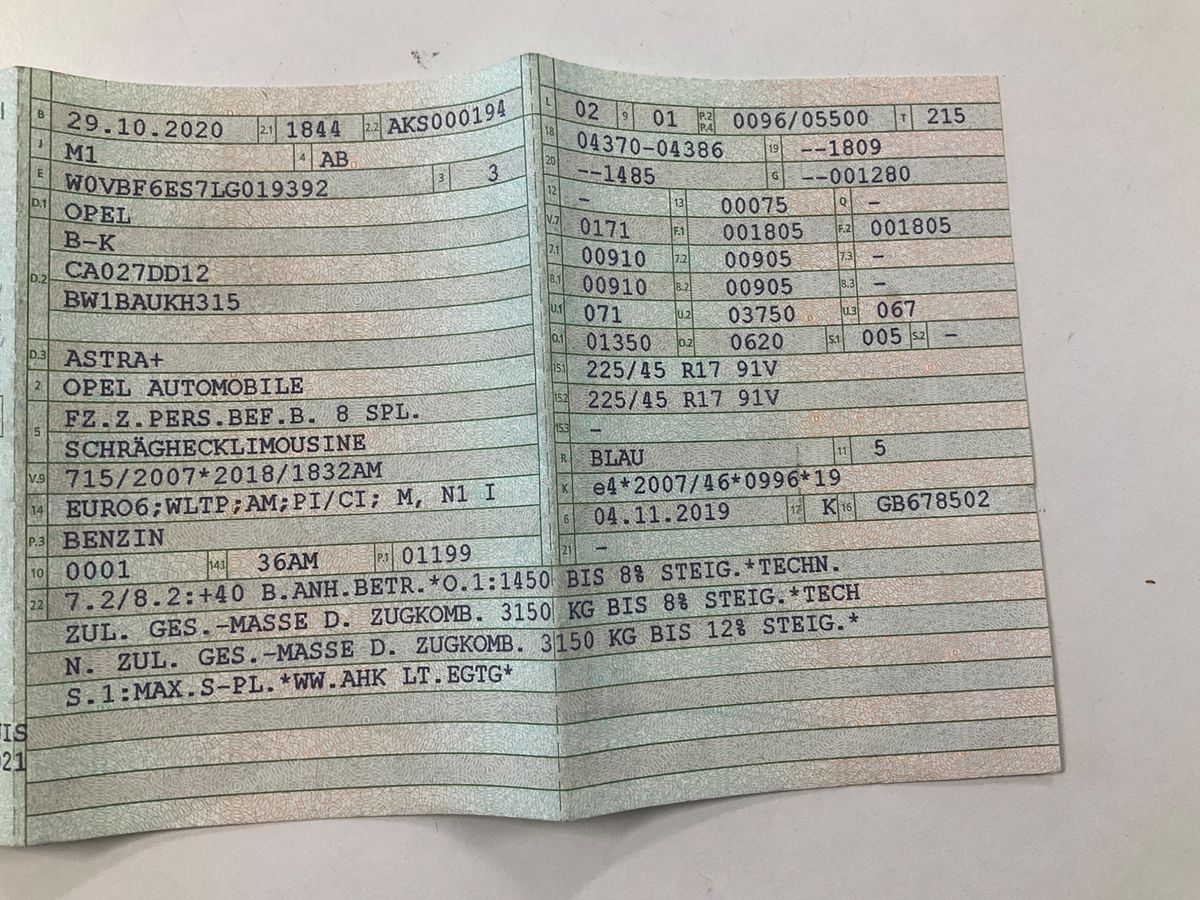 1º matriculación