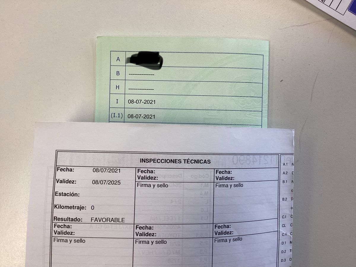 1º matriculación