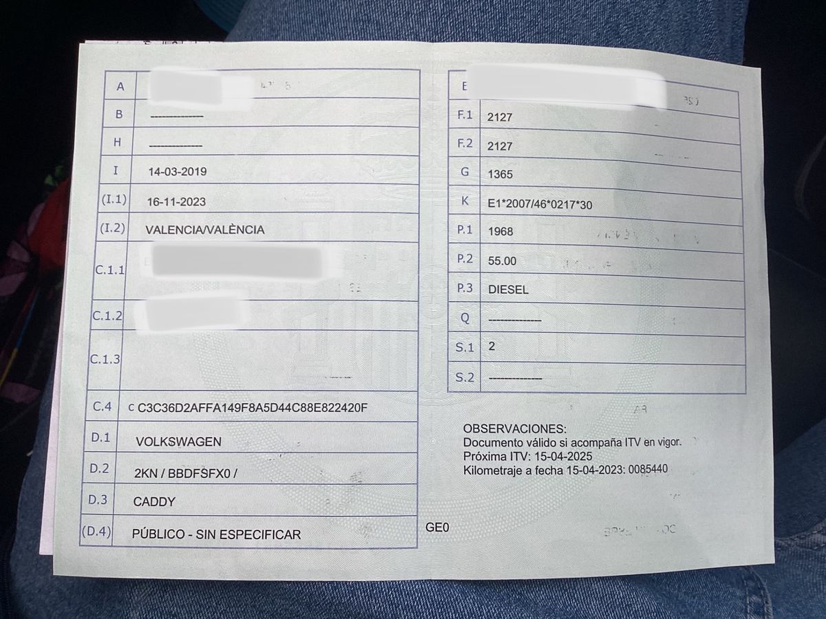 1º matriculación
