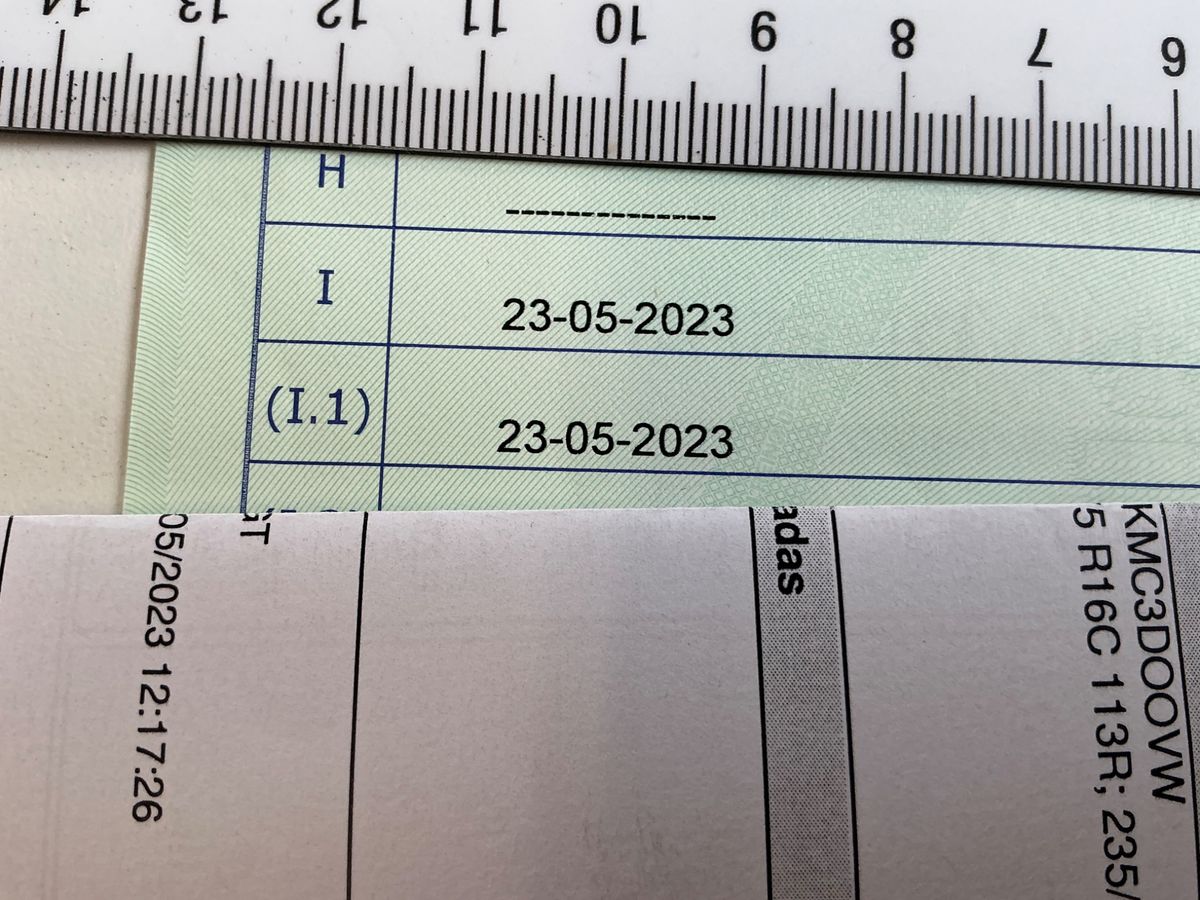 1º matriculación