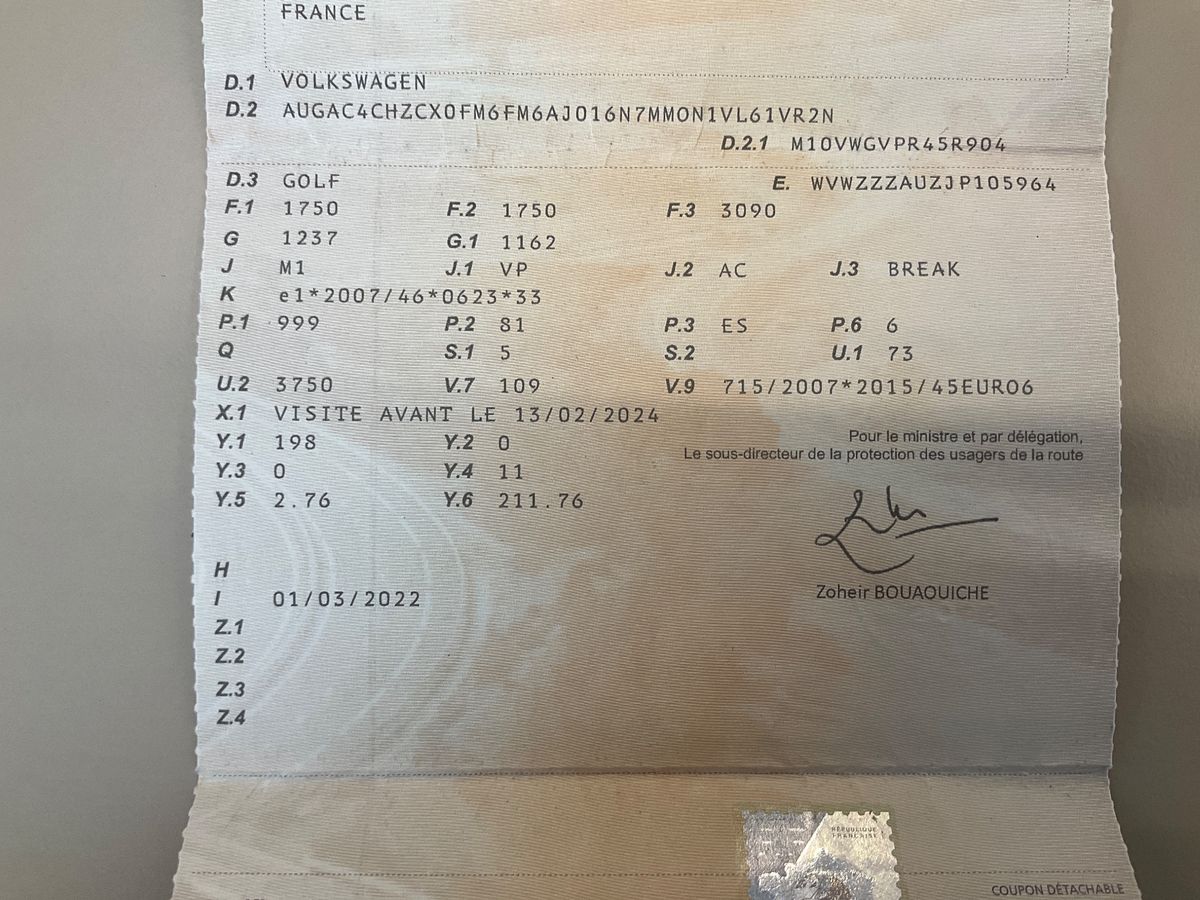 1º matriculación