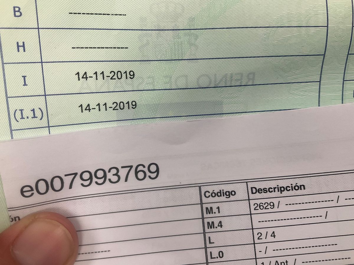 1º matriculación