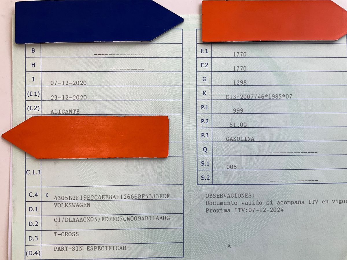 1º matriculación