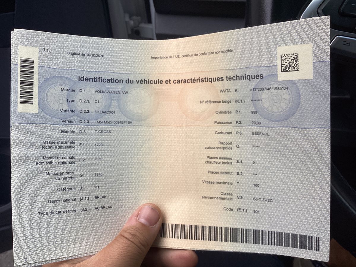 1º matriculación