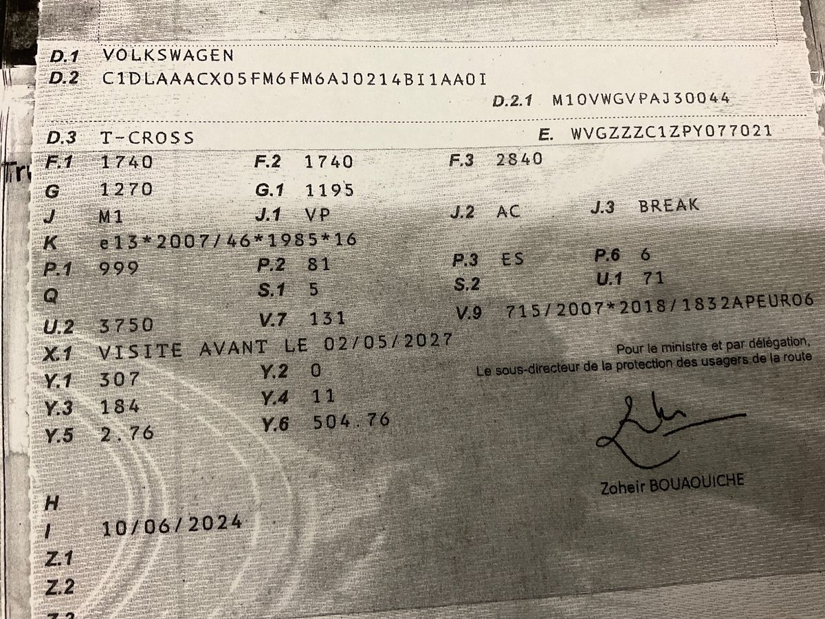 1º matriculación
