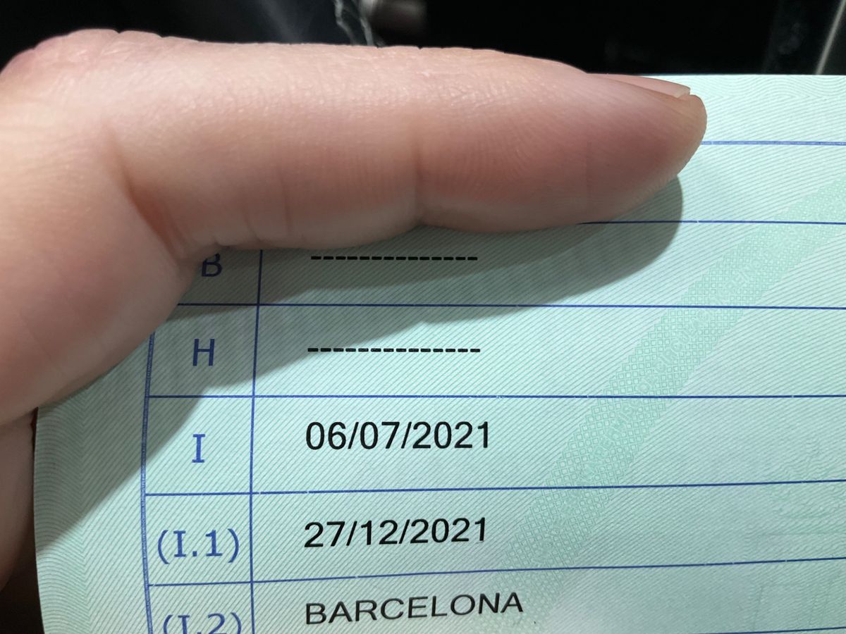 1º matriculación