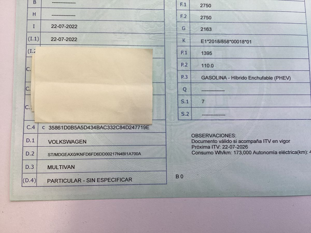 1º matriculación