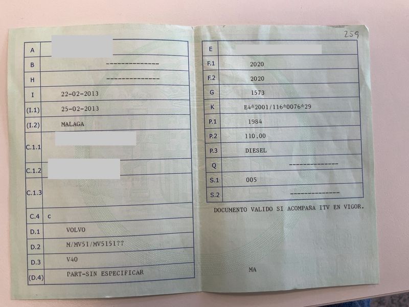 1º matriculación