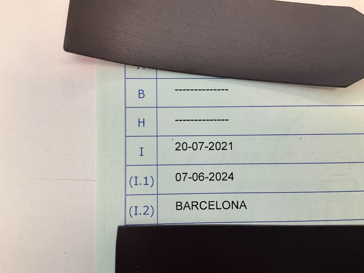 1º matriculación