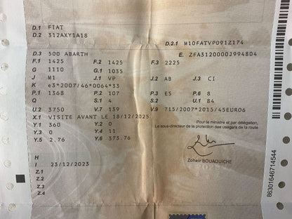 1º matriculación