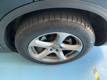 Rear left tire