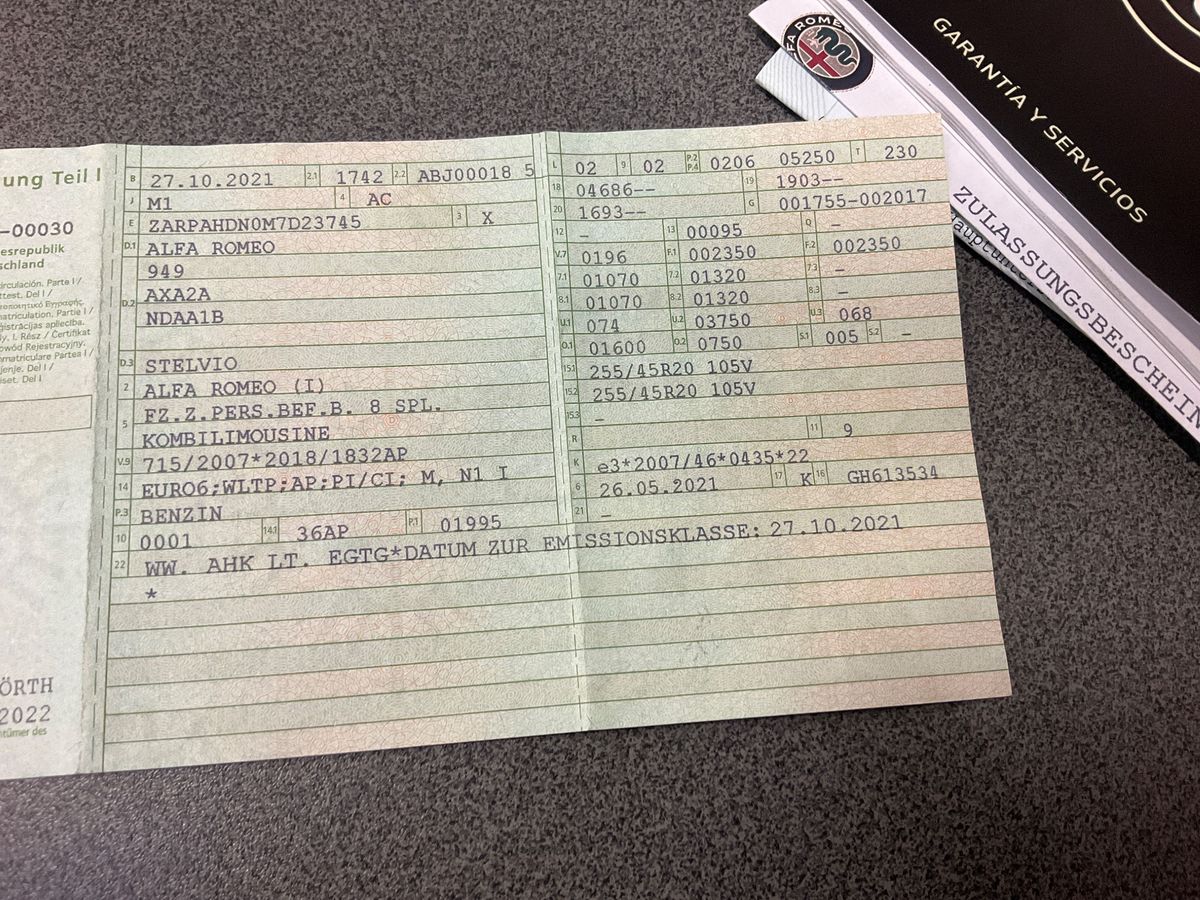 1º matriculación