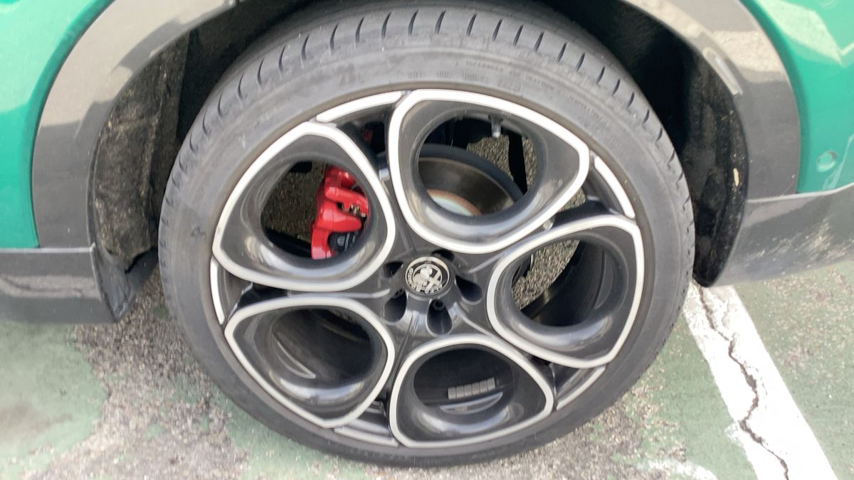 Rear left tire