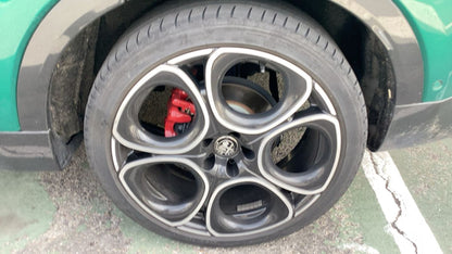 Rear left tire