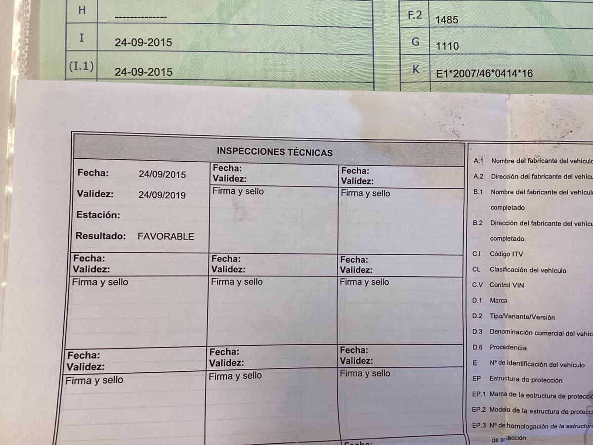 1º matriculación